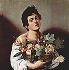 Boy with a Basket of Fruit by Caravaggio